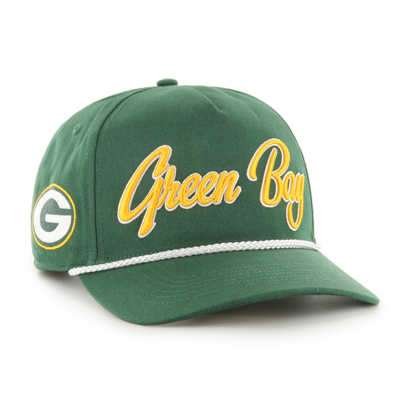 Green Bay Packers Green Overhand '47Brand Trucker Snapback Hat