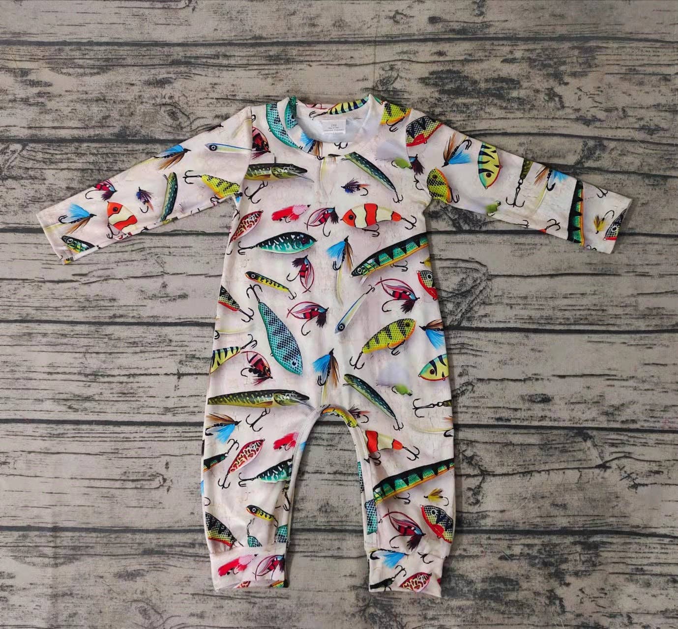 Fishing Lures L/S  Romper
