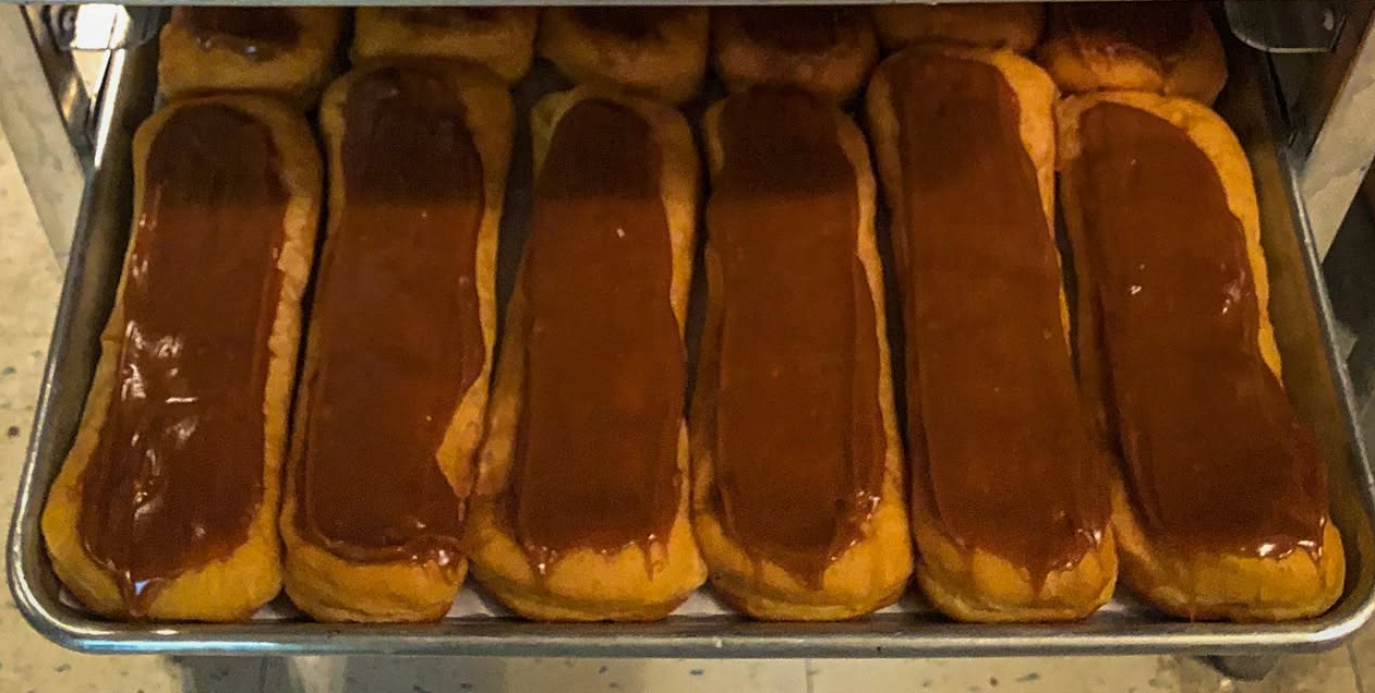 Chocolate Long John Donut