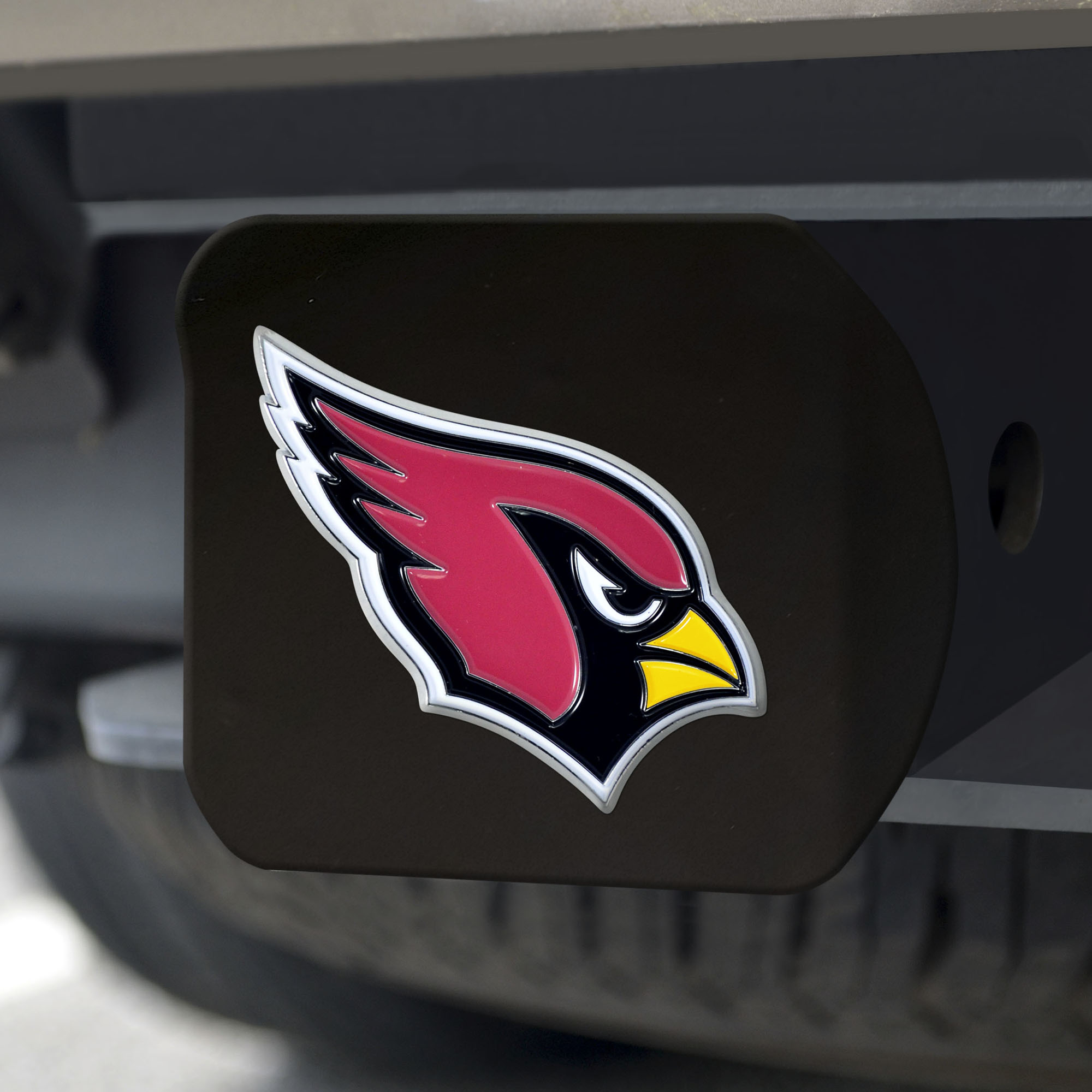 Arizona Cardinals Black Chrome Hitch Cover