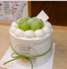 White Grape Oolong Cake 4"