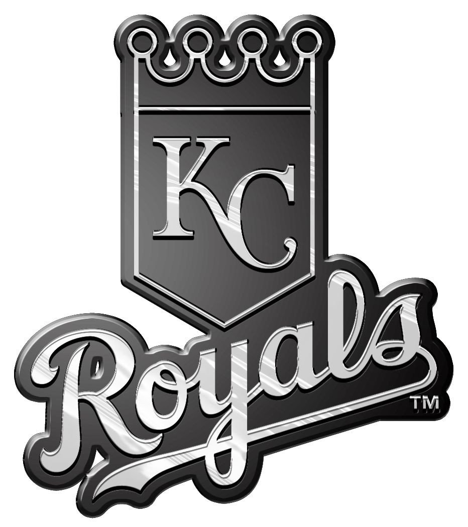 Kansas City Royals Silver Auto Emblem