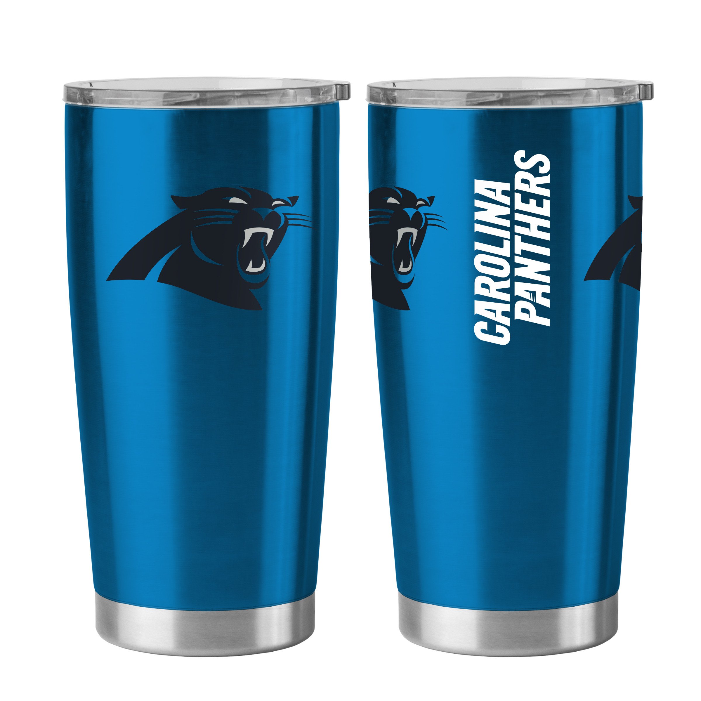 Carolina Panthers Travel Tumbler 20 oz Ultra Flared Blue