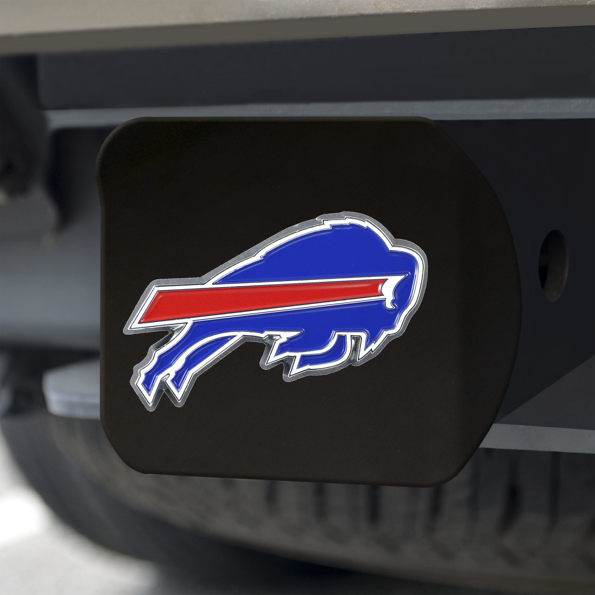 Buffalo Bills Black Chrome Hitch Cover