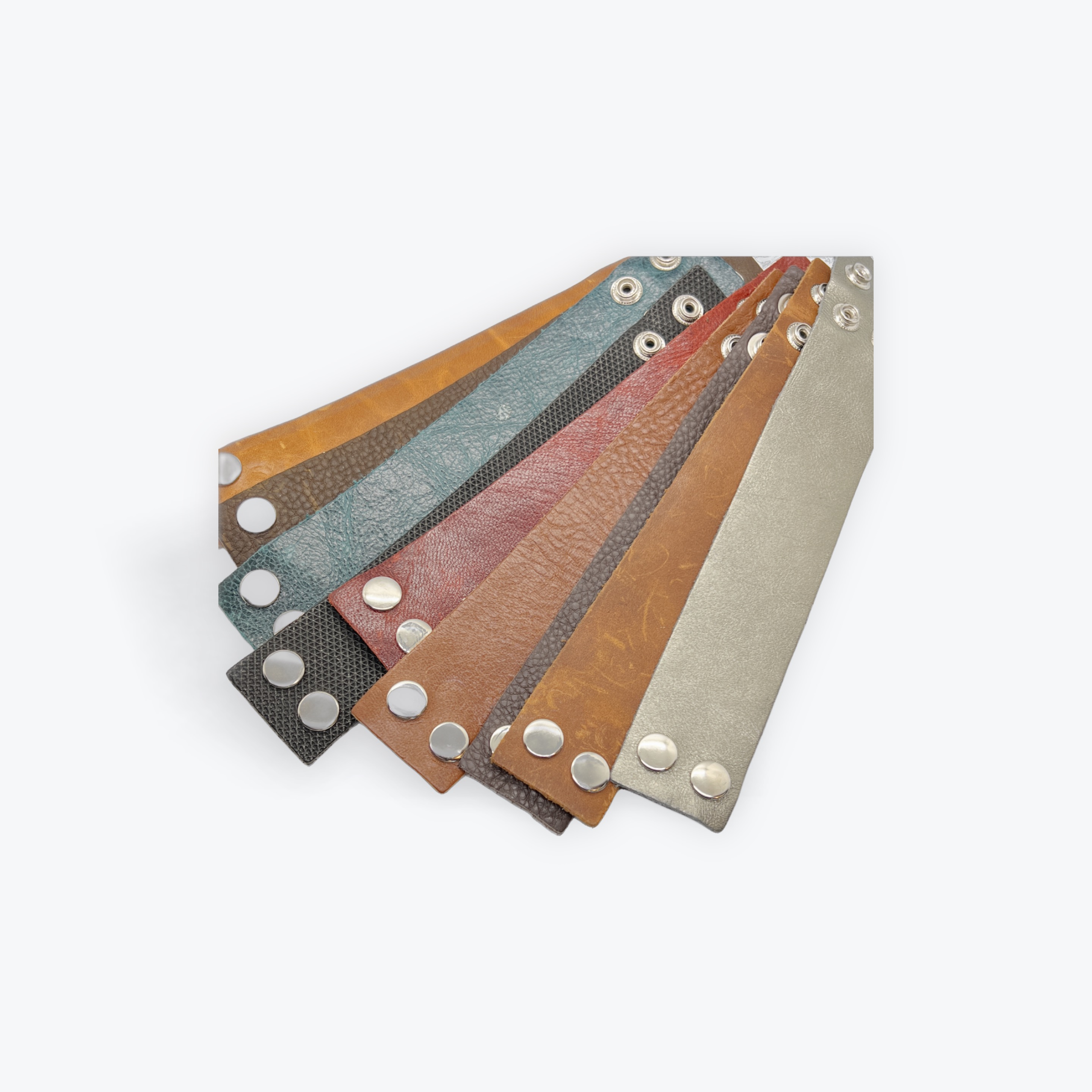 1.5" Leather Bracelet Plain