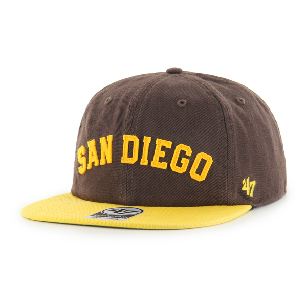 San Diego Padres Brown Club Legacy '47 Captain Snapback Hat