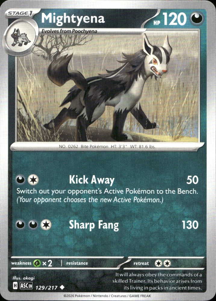 Mightyena - ME02.5 129/217