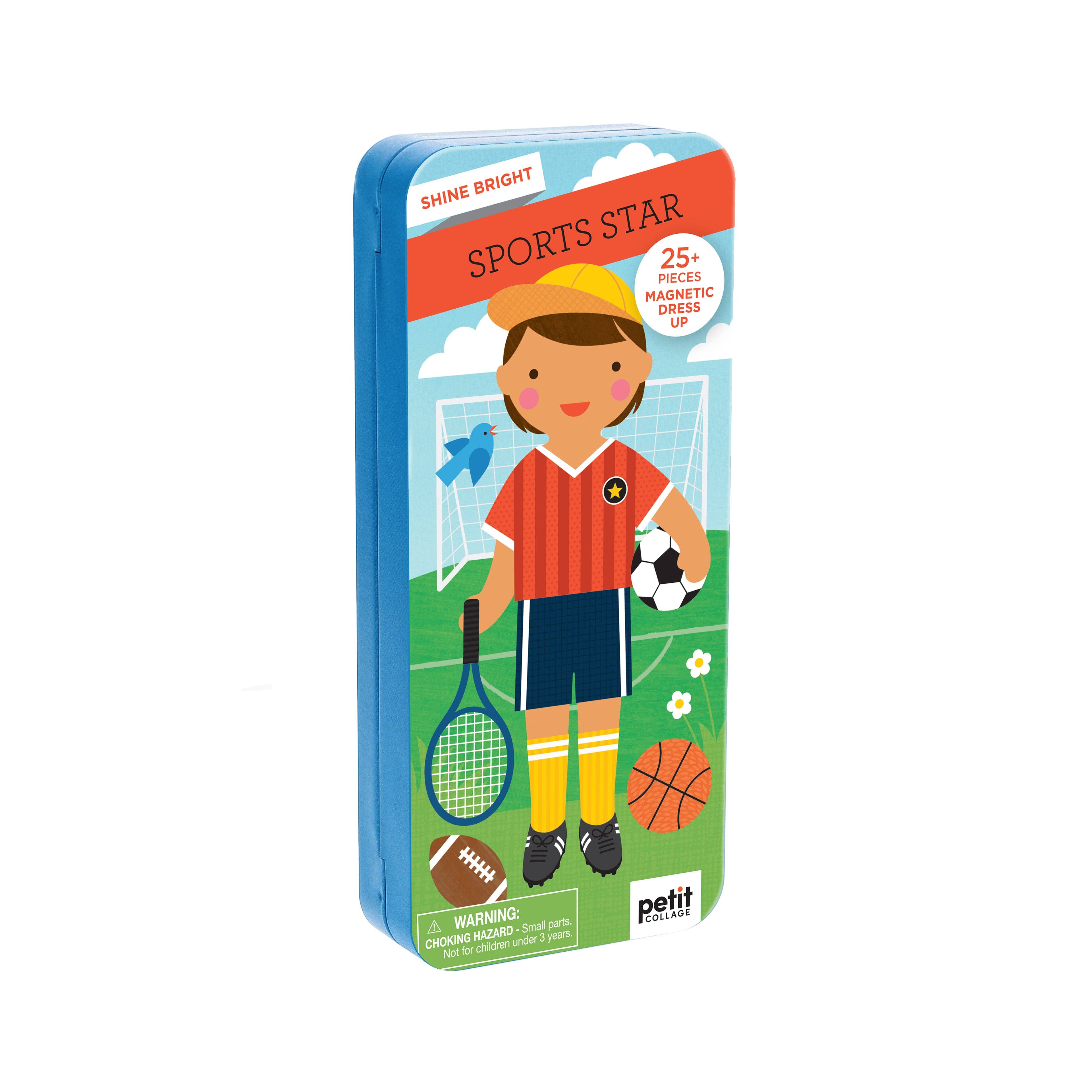 Shine Bright Sports Star - 25+ Pieces Magnetic Dress Up