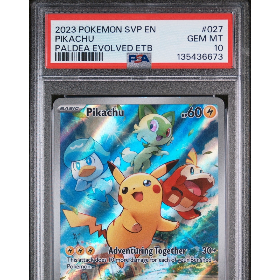 Psa 10 Pikachu Paldea Evolved ETB Promo