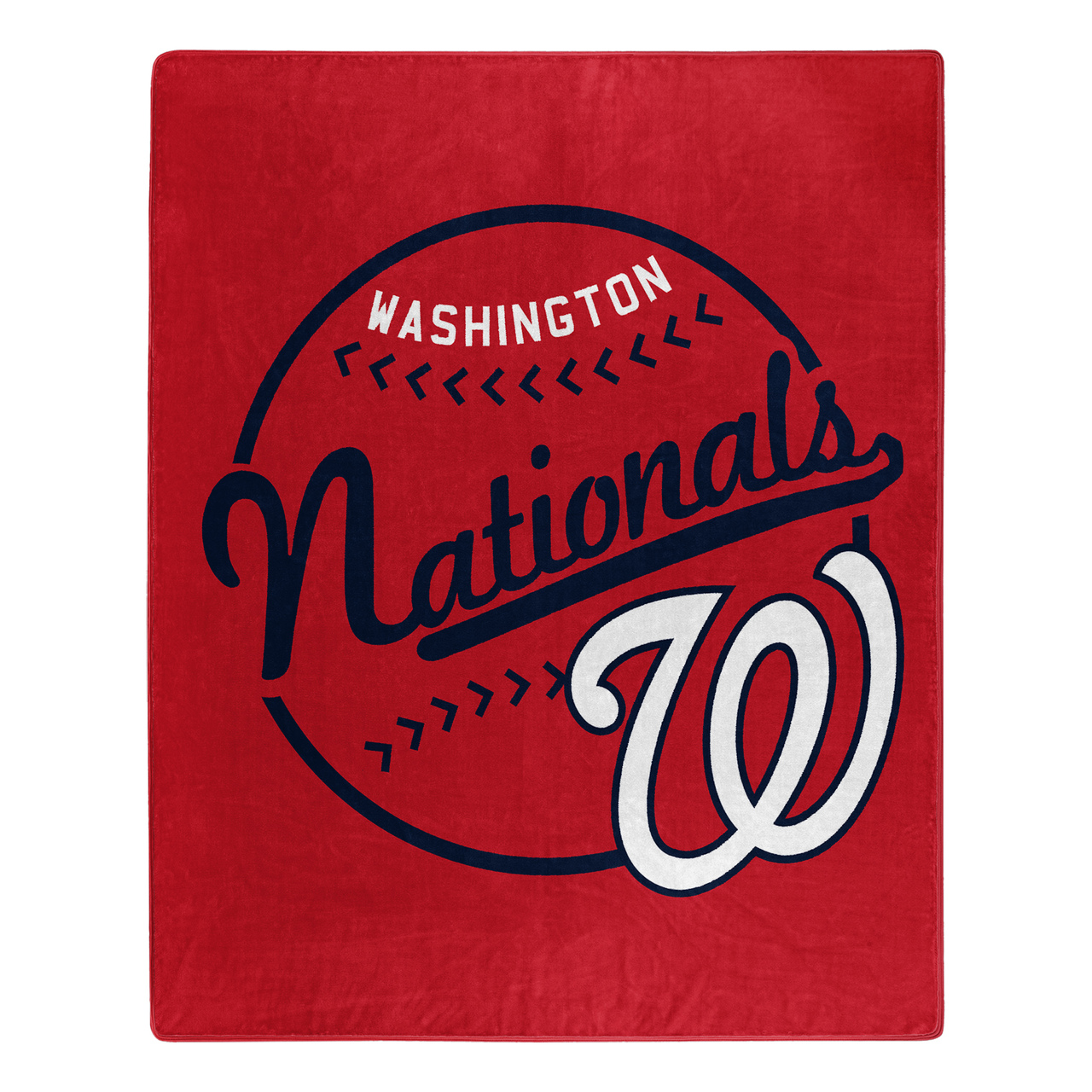 Washington Nationals Moonshot Design Raschel Blanket