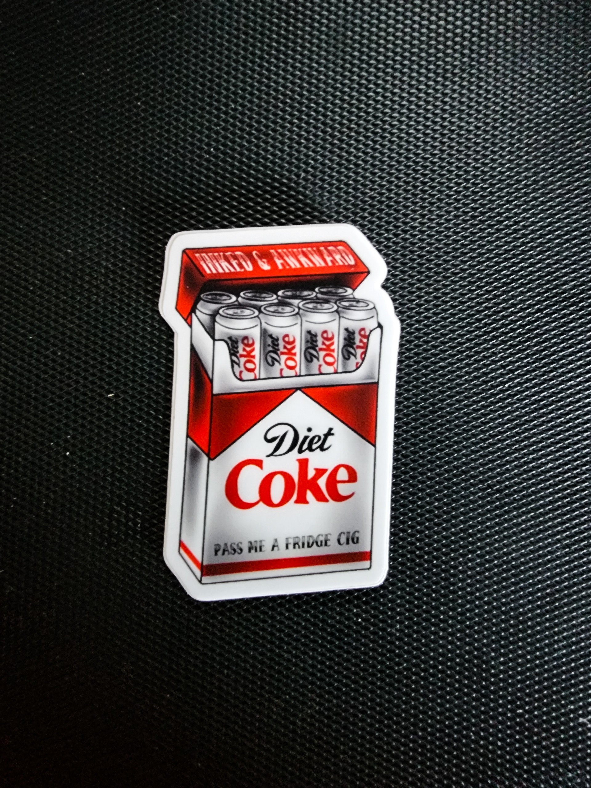 Fridge Cigs - sticker by Inked & Awkward