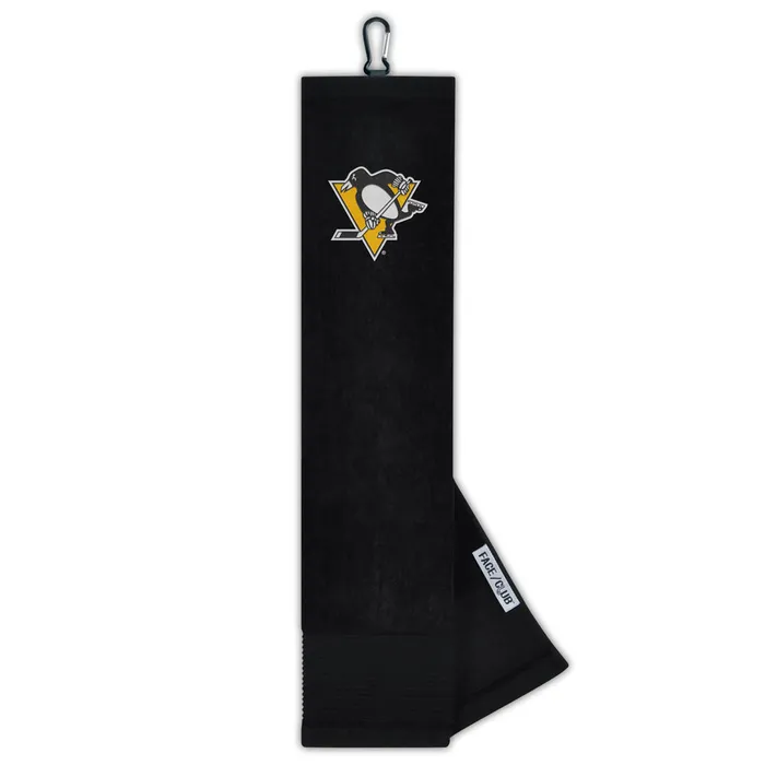 Pittsburgh Penguins Embroidered Golf Towel 16x22"