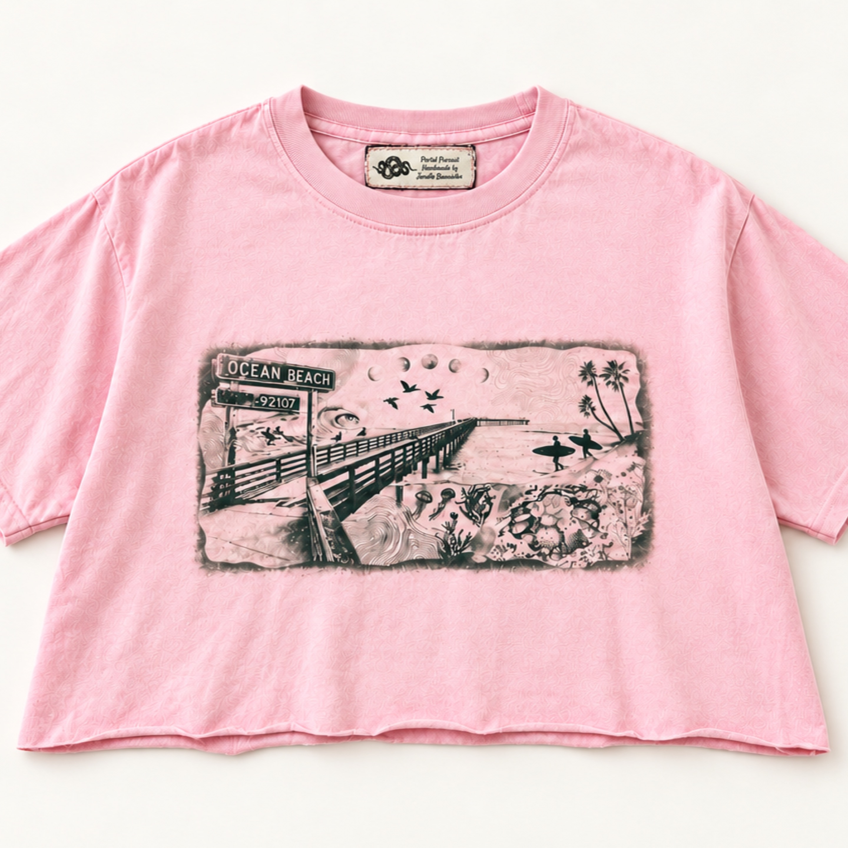OB State of Mind PINK CROP TOP x Portal Pursuit