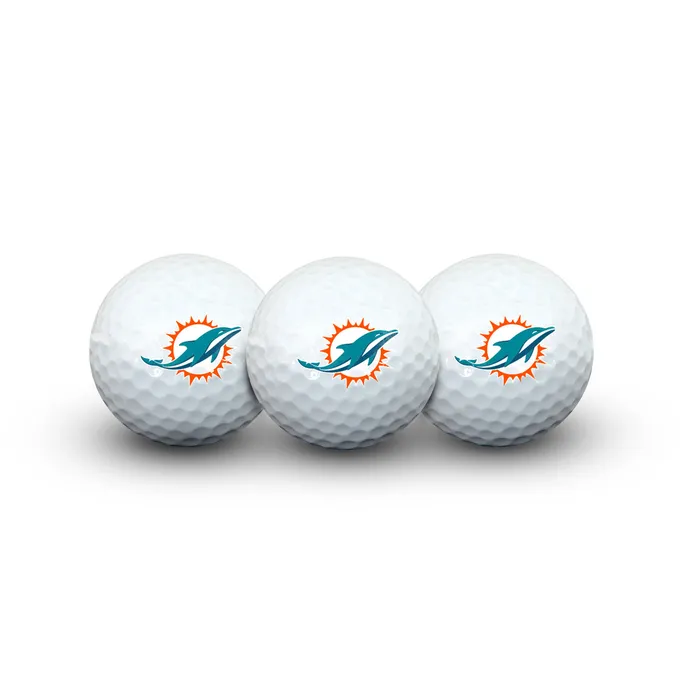 Miami Dolphins Golf Balls 3 Pack
