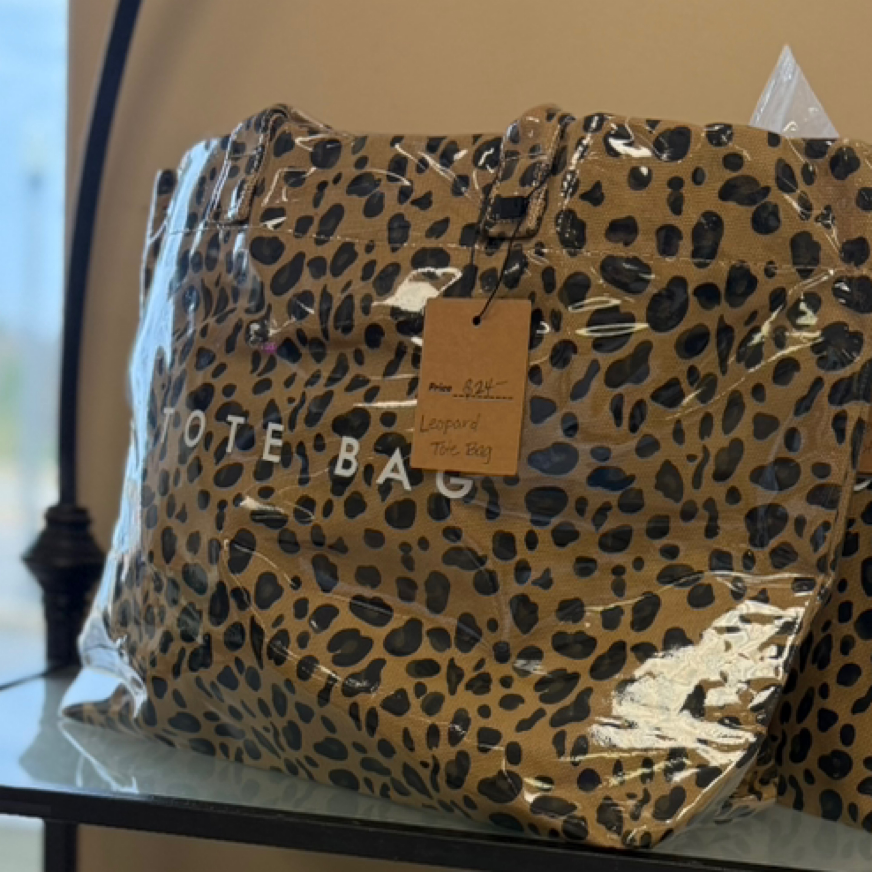 Tote bag - animal print — Bama Tan boutique, Tuscaloosa AL