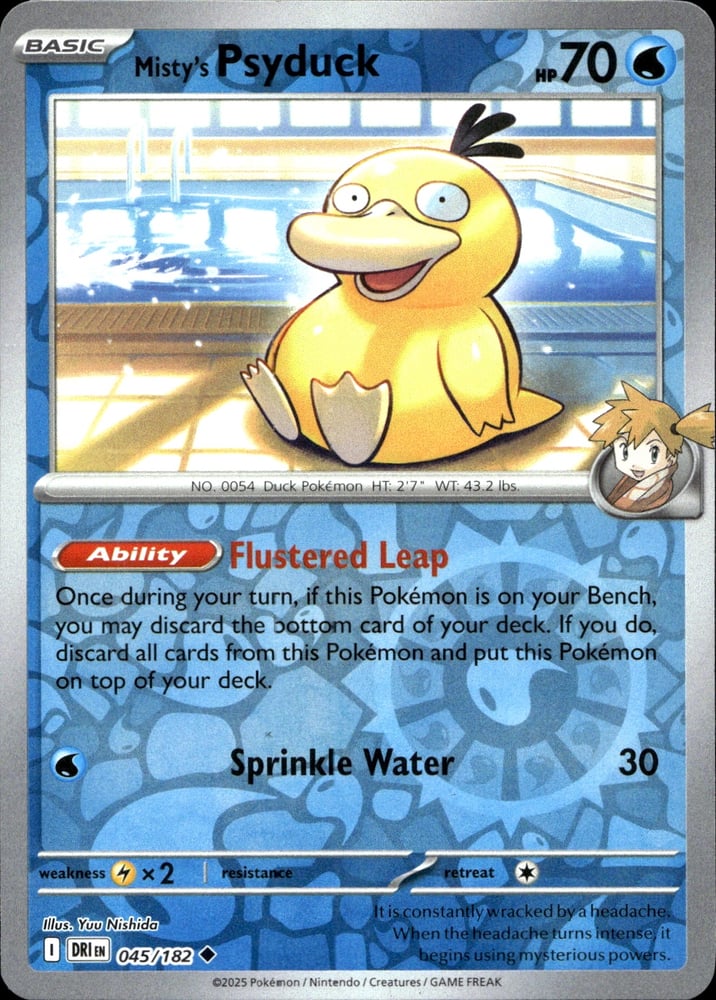 Misty's Psyduck - SV10 45/182