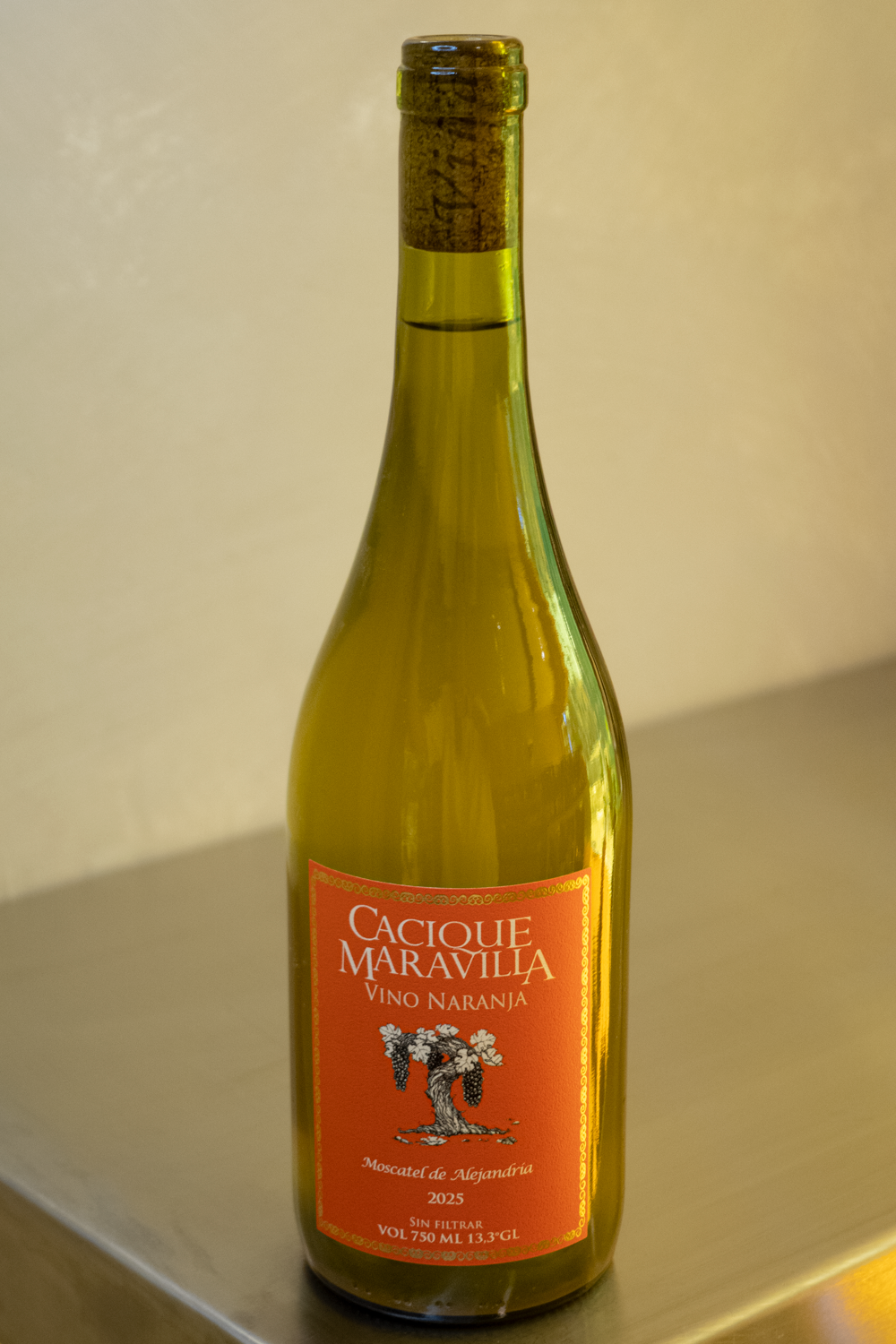 Cacique Maravilla, Vino Naranja 2025