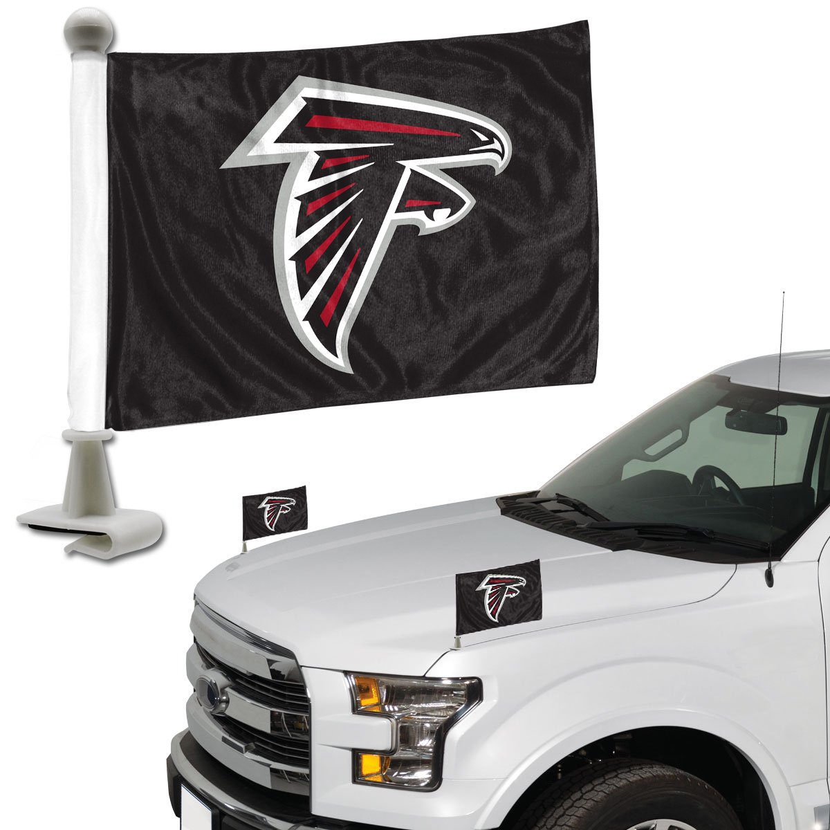 Atlanta Falcons Ambassador Car Flags Set