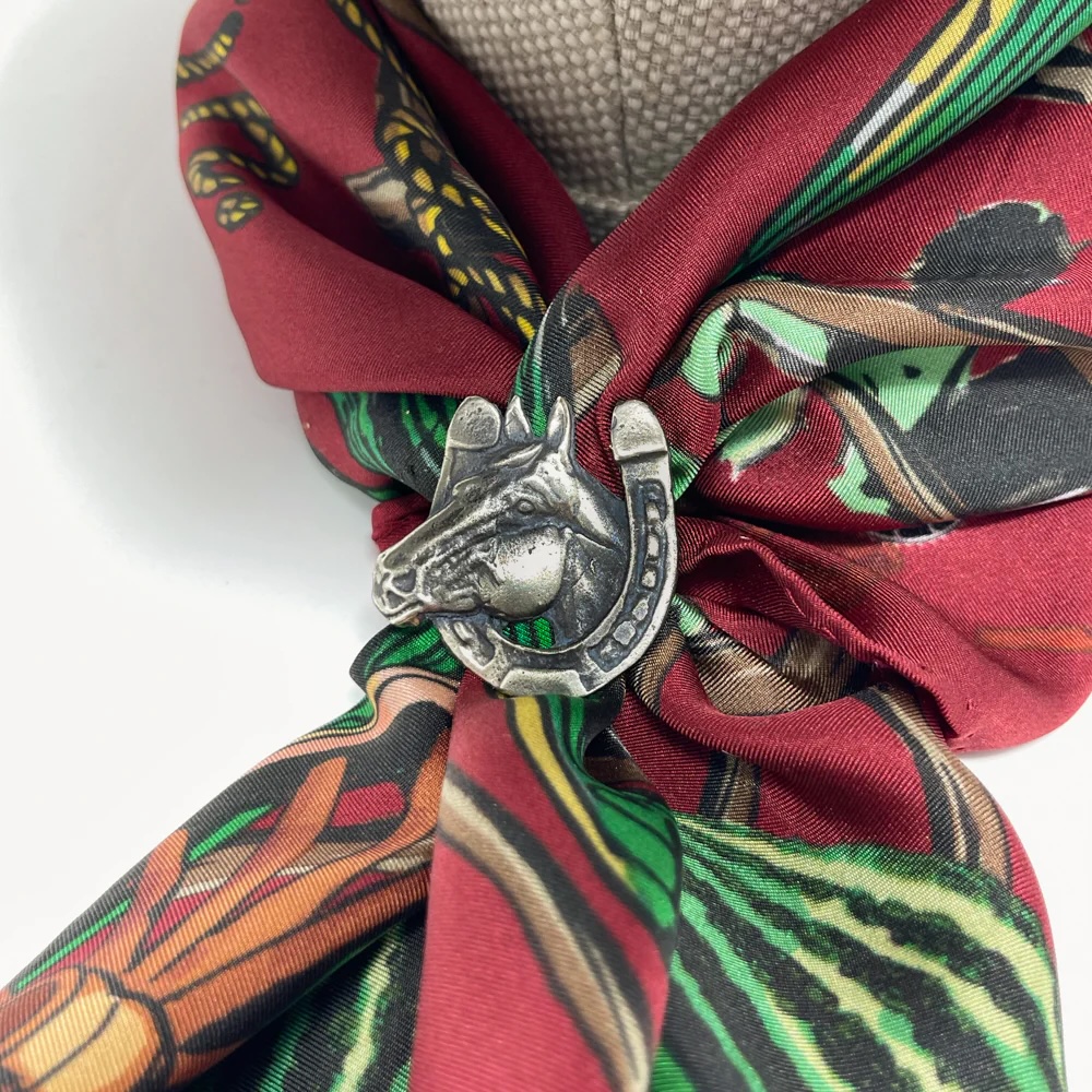 Fringe Scarves - Slide - Horseshoe Head