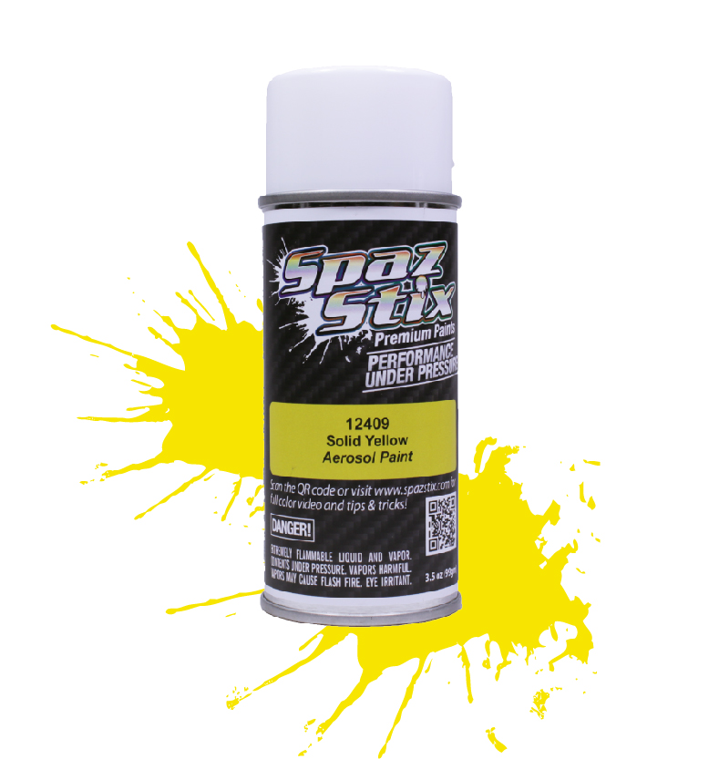 Solid Yellow Aerosol Paint 3.5oz 12409
