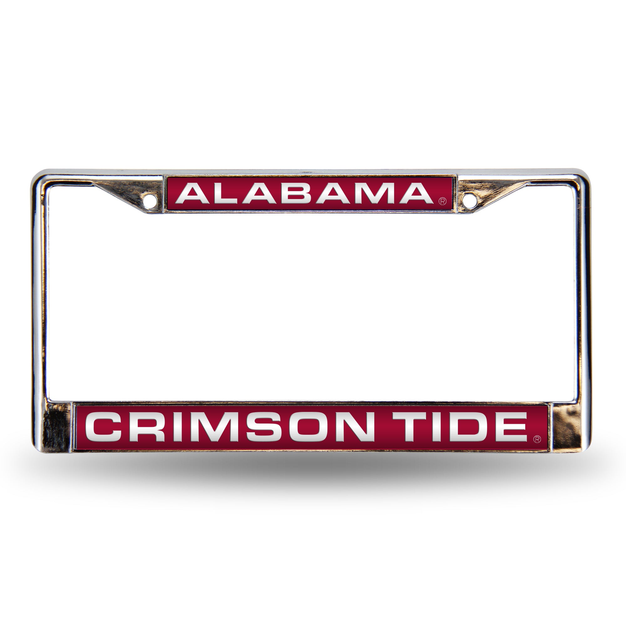 Alabama Crimson Tide Laser Chrome License Plate Frame