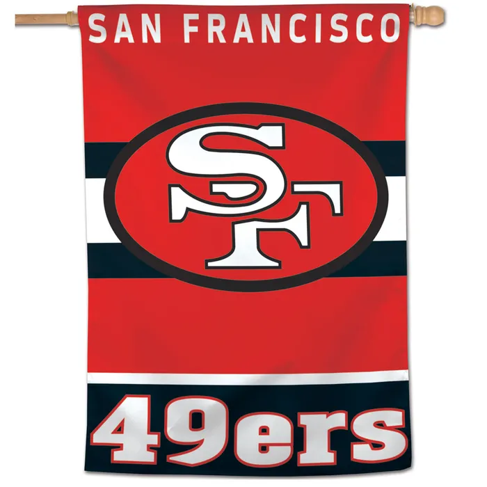 San Francisco 49ers Retro Vertical Banner 28x40"