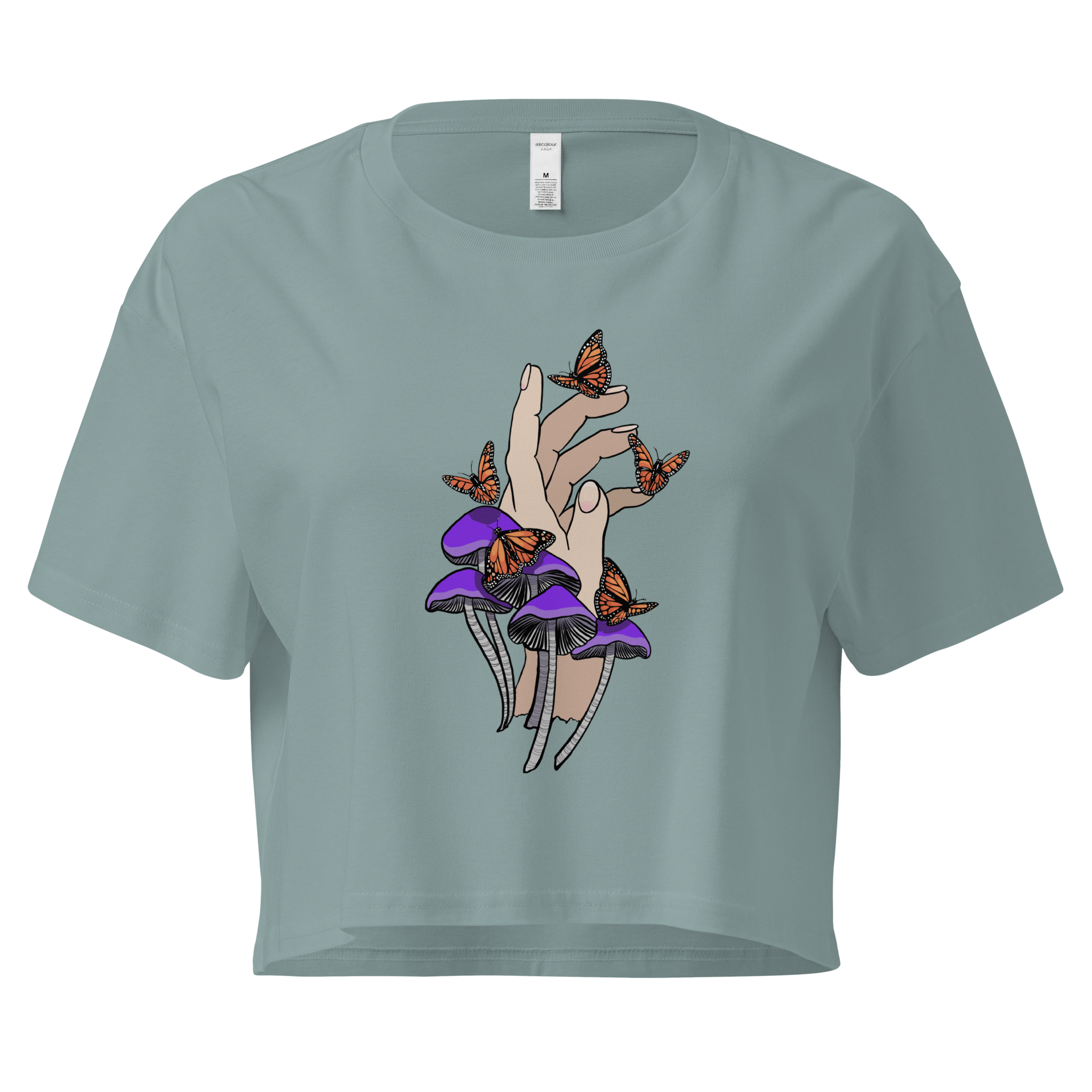 Butterfly & Mushroom Tee – Growth & Change Edition