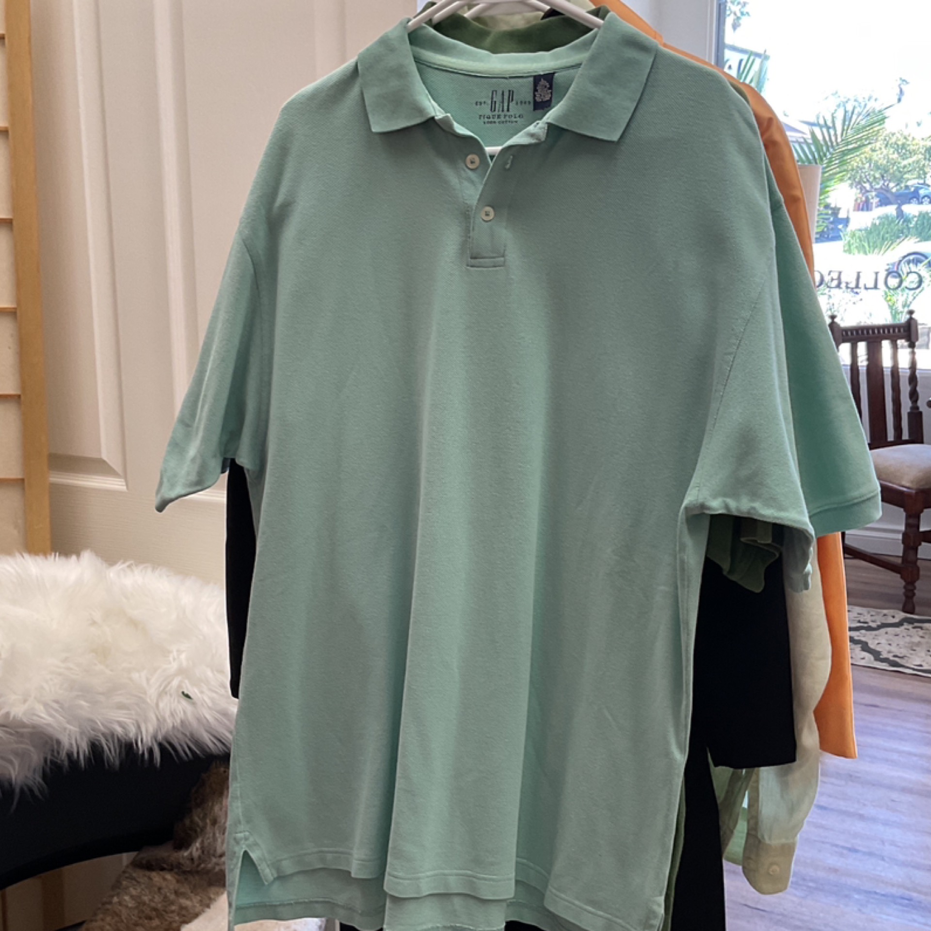 GAP Mint Green Polo (L)