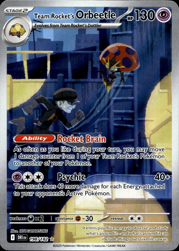 Team Rocket's Orbeetle - SV10 198/182