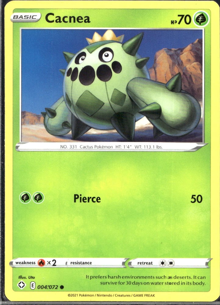 Cacnea - SWSH4.5 4/72