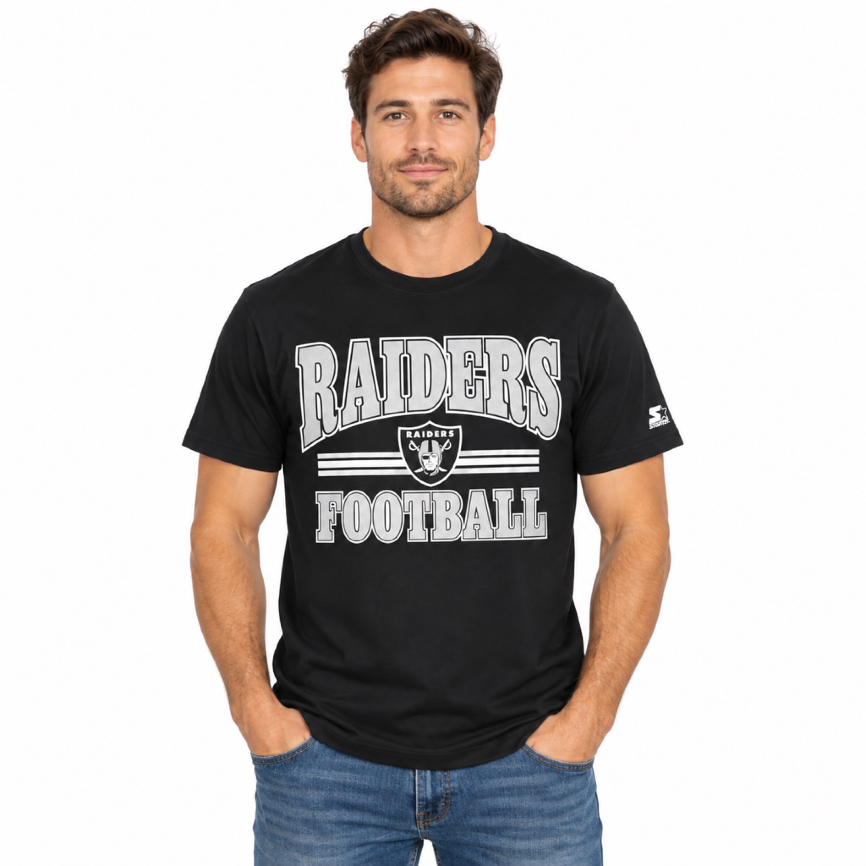 Las Vegas Raiders Black Starter Endzone Shirt