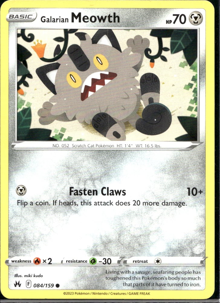 Galarian Meowth - SWSH12.5 84/159