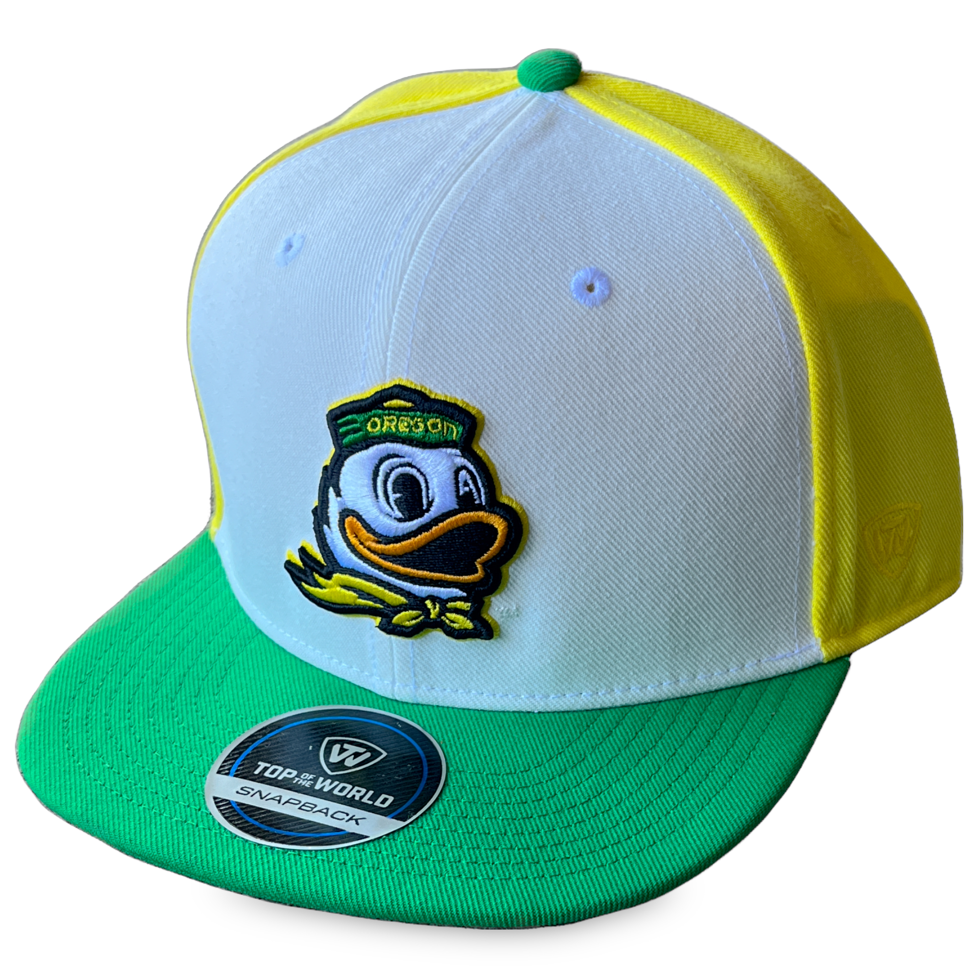 Oregon Ducks Natural SMU Top of the World Snapback Hat