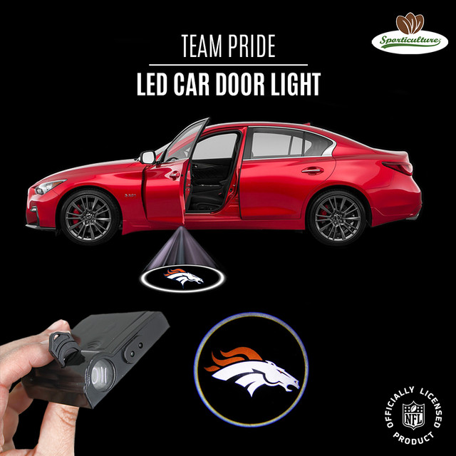 Denver Broncos LED Car Door Light Projector