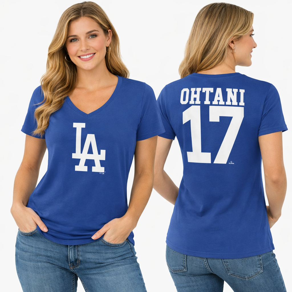 Los Angeles Dodgers Ladies Shohei Ohtani #17 Player Shirt