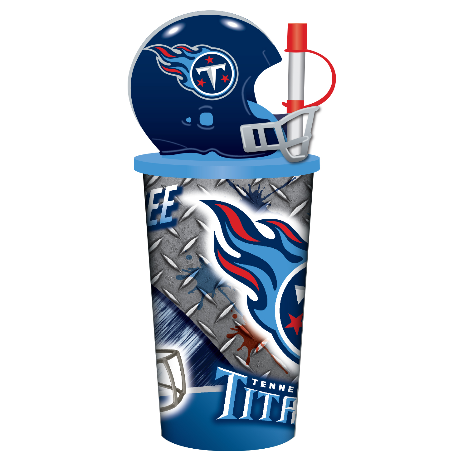 Tennessee Titans Helmet Cup with Straw 32oz