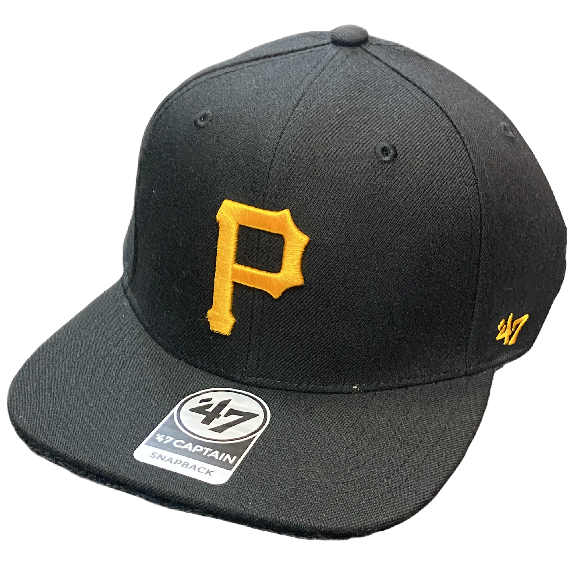 Pittsburgh Pirates Black '47Brand Captain Snapback Hat