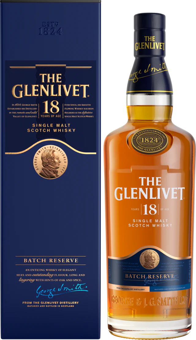The Glenlivet 18 Year Single Malt Scotch Whiskey