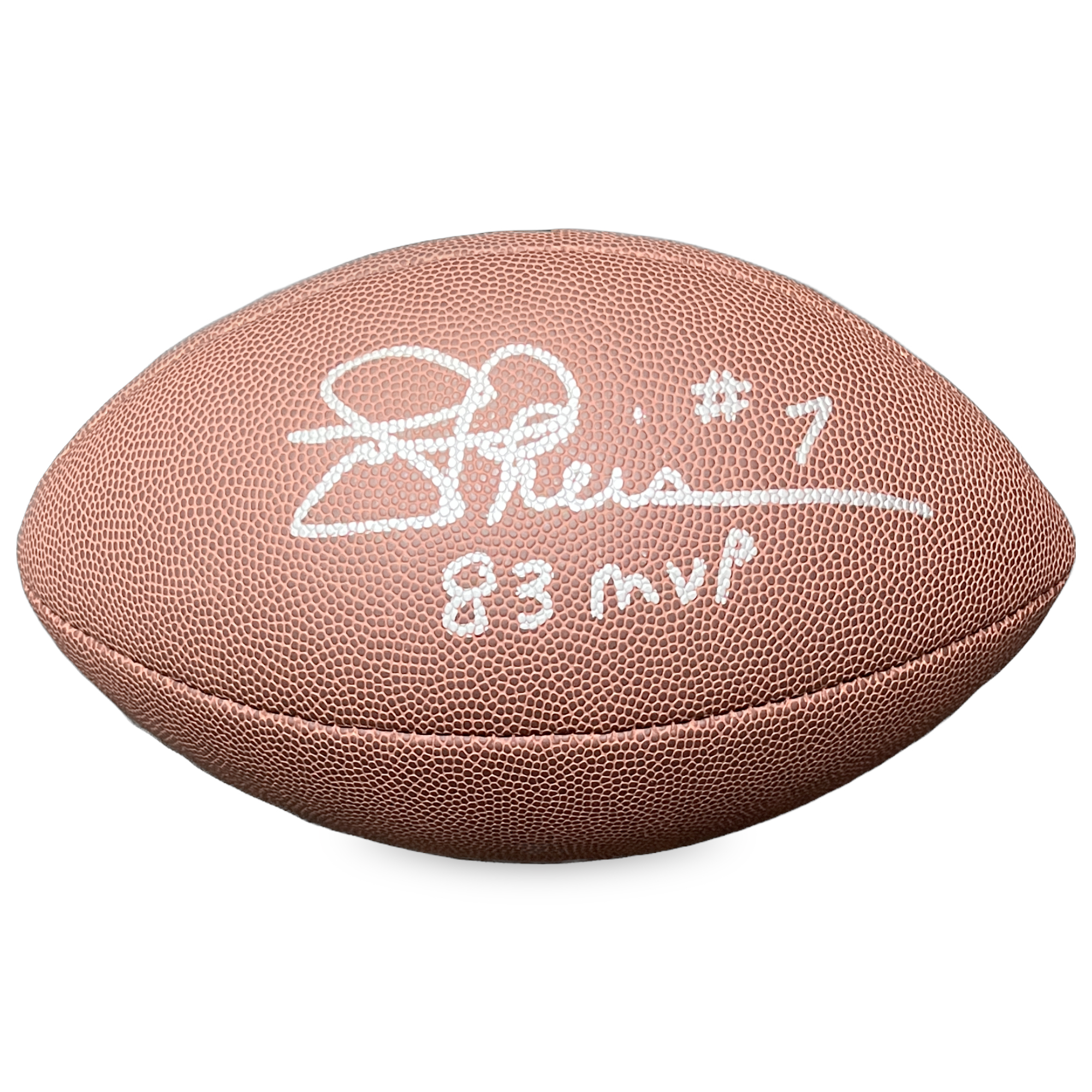 Washington Redskins Joe Theismann Autographed Full Size Wilson NFL Football with 83 MVP Inscription - JSA Authenticated