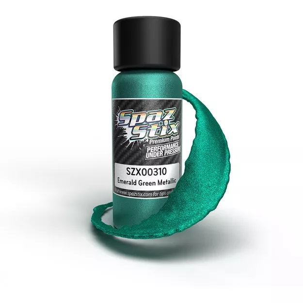 Emerald Green Metallic Airbrush Paint 2oz 00310