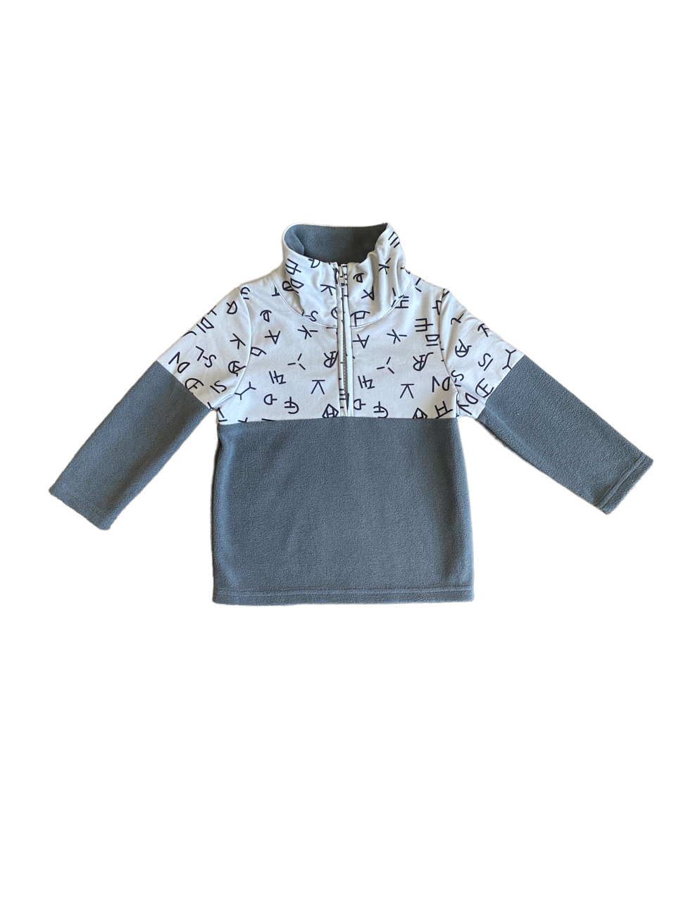 Grey Brand Fleece Zip Up Sweatshirt