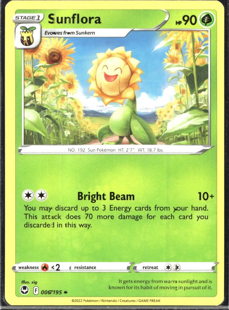 Sunflora - SWSH12 6/195