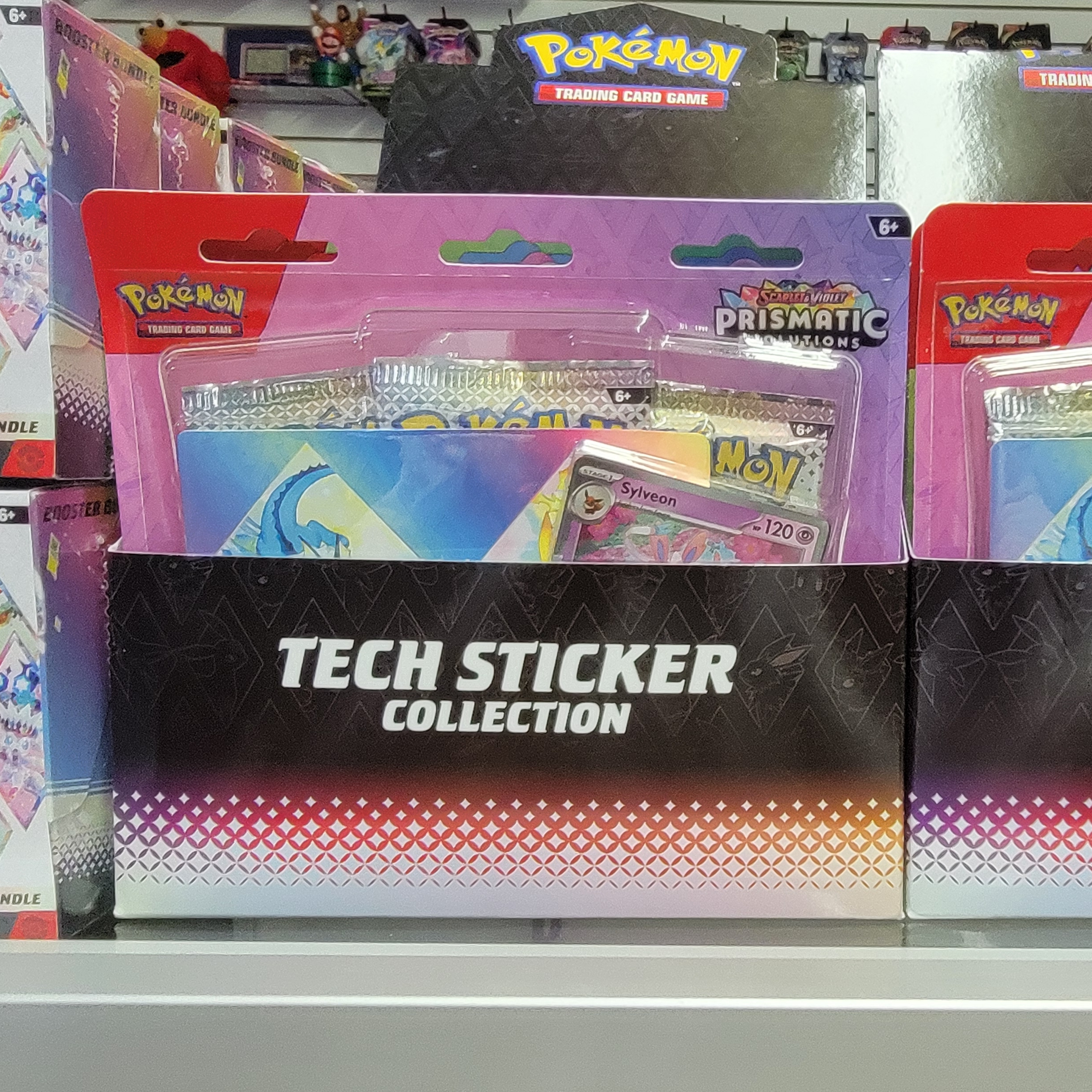Prismatic Evolutions 3 Pack Tech Sticker Collection