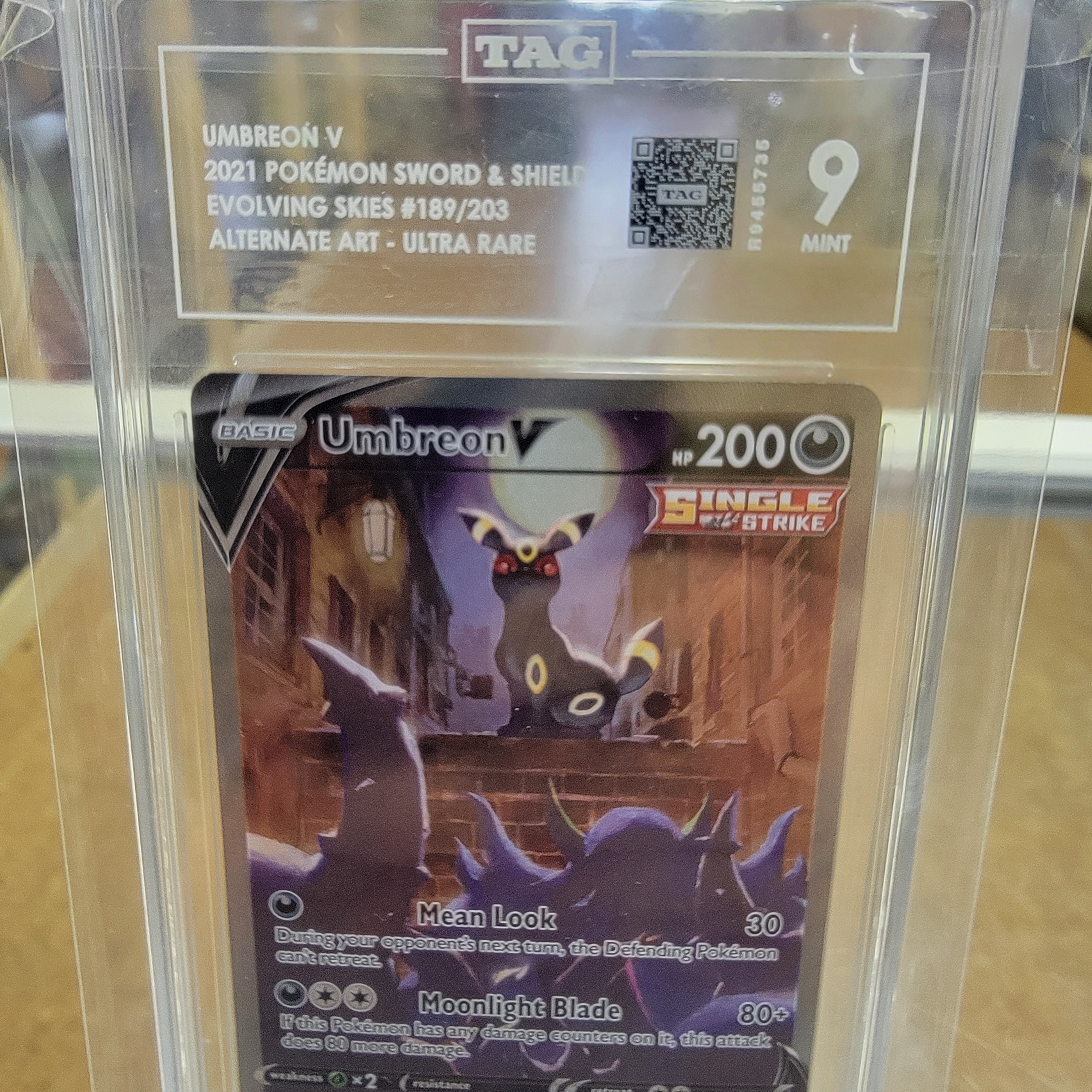 Tag 9 Umbreon V Alt Art Graded Card