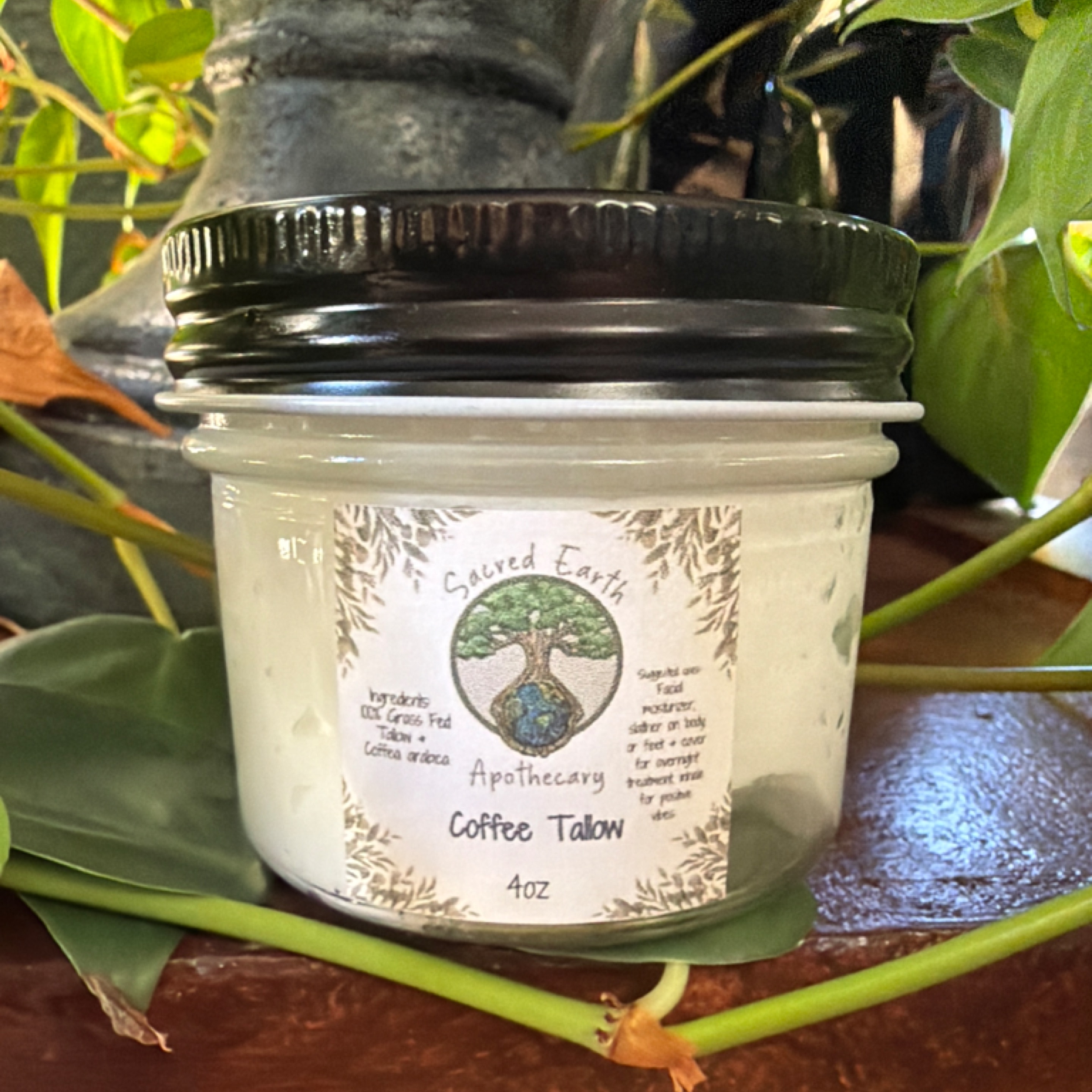 Sacred Earth Apothecary - 4oz Coffee Tallow 