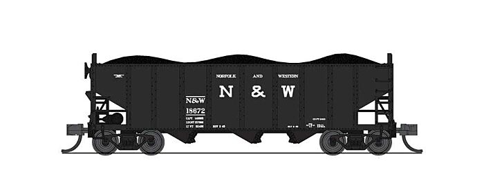 N&W H2a Hopper 17" Lettering 2 Pack B 7141