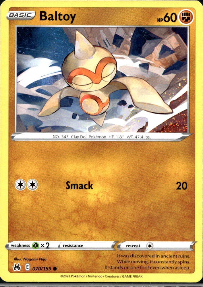 Baltoy - SWSH12.5 70/159