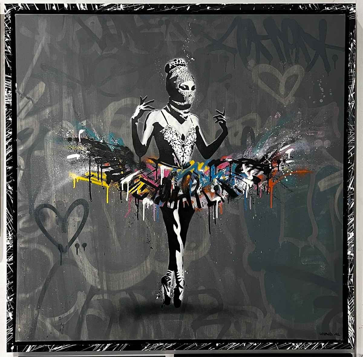 Mas Vandal - Masked Movements - Original Canvas