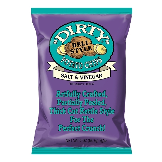 Dirty Kettle Potato Chips Salt &  Vinegar 2oz 24 ct