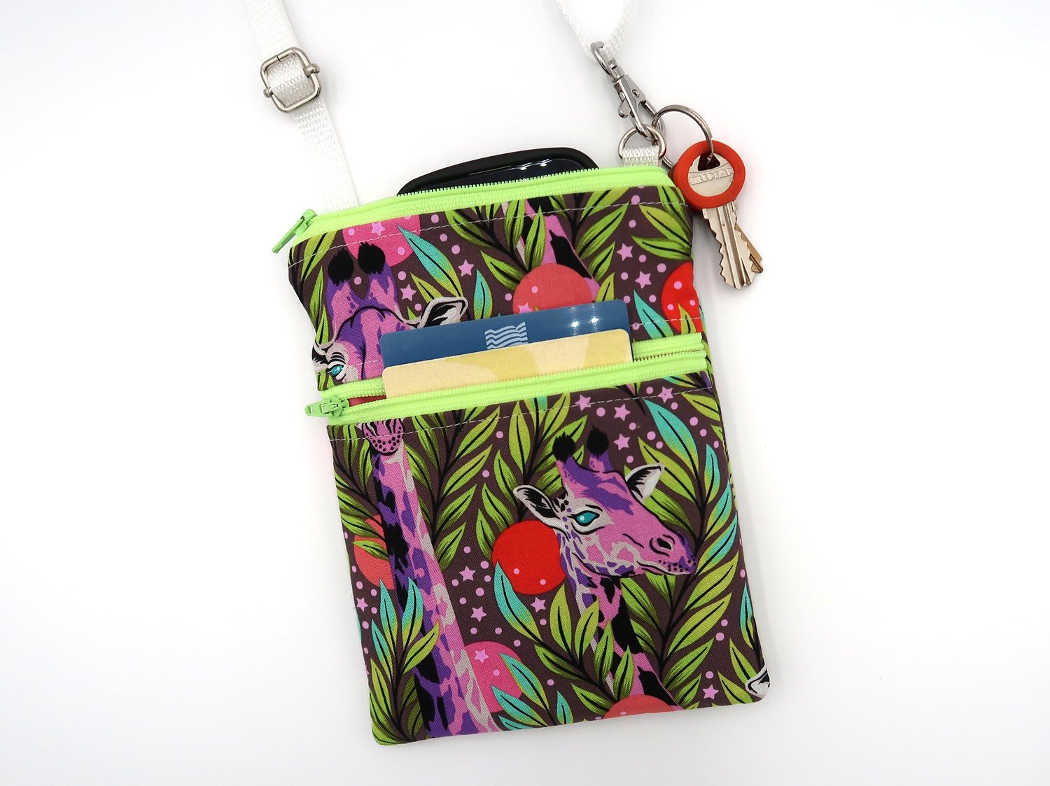 Small Crossbody Bag – Neck for Days Giraffes, photo 3 of 6